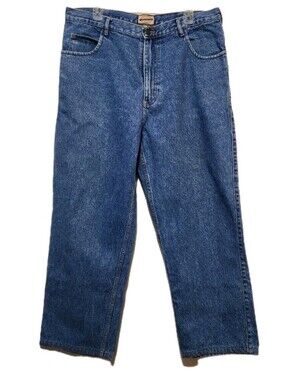 WearGuard Denim Blue Jeans Men 36x30 Straight Leg Classic Fit Style 217 C02-0214